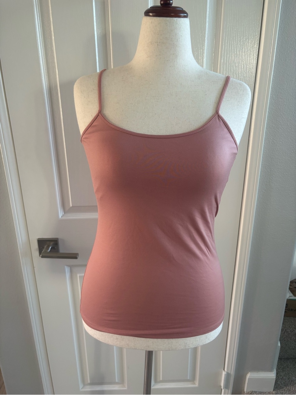 WHBM | Adjustable Tank with built in bra | Deep Rose | Sz L - Picture 1 of 3